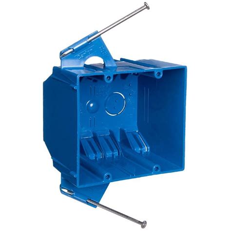 2 gang junction box dimensions|shallow 2 gang outlet box.